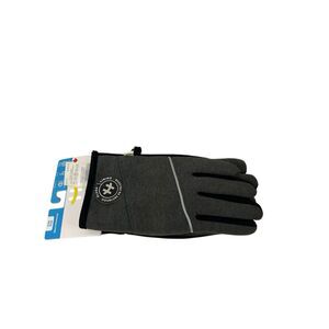 Men’s S/M Hot Paws Black gloves plush lining new